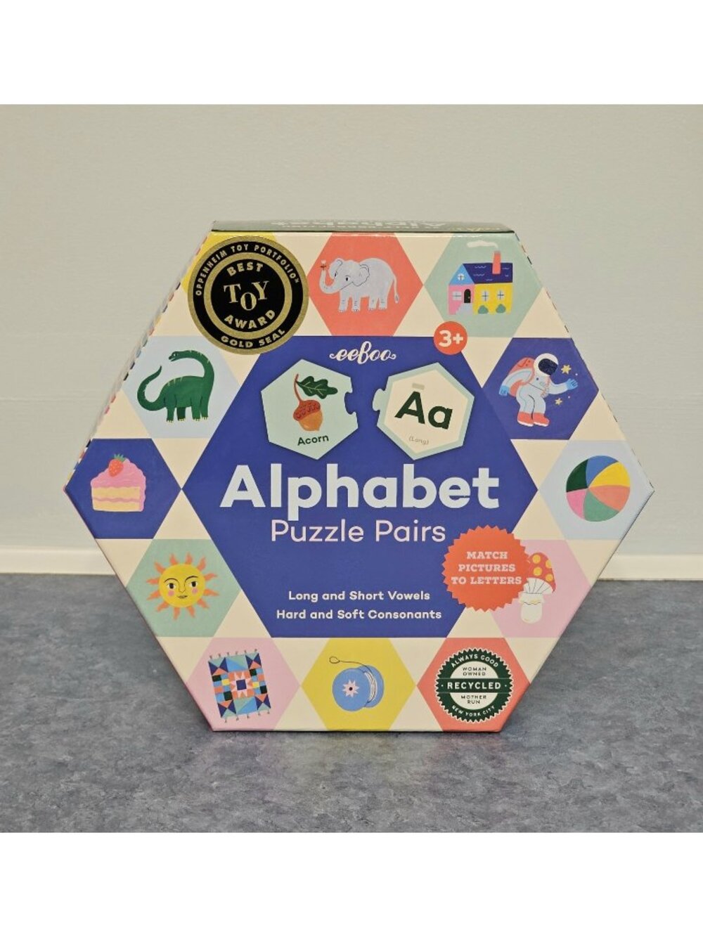 eeBoo Alphabet Puzzle Pairs, New In Box